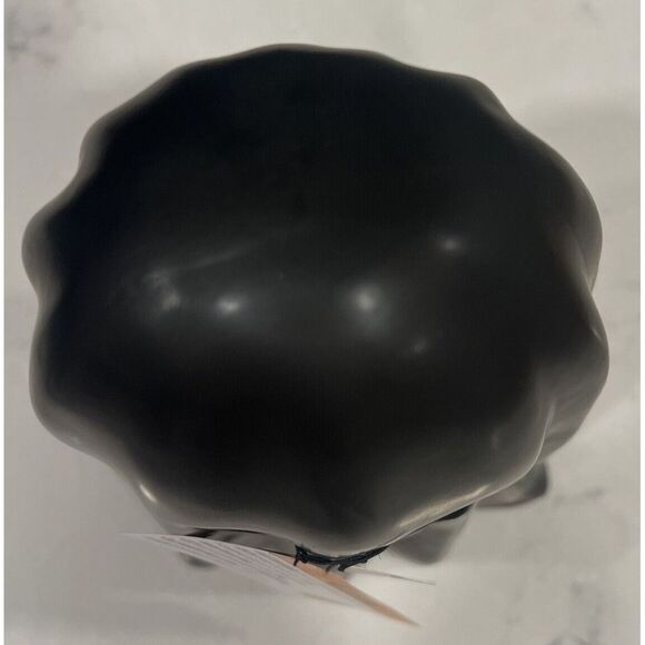 GOBLIN & GHOUL Ceramic Matte Black Ghost 8.5in Halloween Decor NWT - Picture 8 of 10